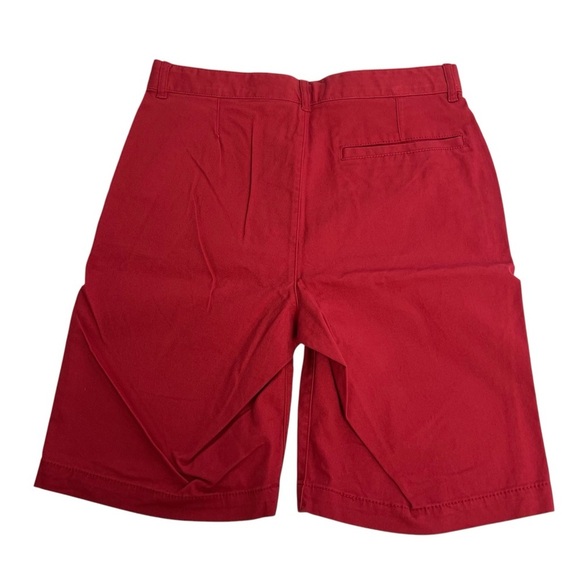 OLD NAVY Boy’s Bermuda Shorts Sz 16 Brick Color Stretch Adjustable Waistband - Picture 2 of 10